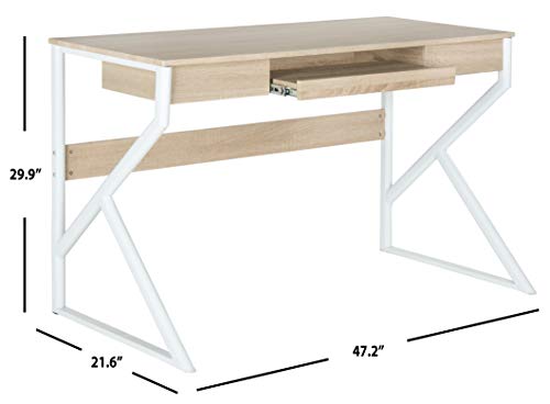 Safavieh Home Collection Bryant Natural And White Computer Desk #TOP4