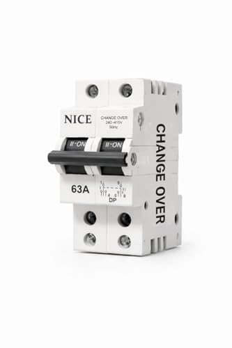 Image of Series 63 Ampere Dual Pole Change Over Switch 63 Amp MCB for Home, Office, Hospital, Factoy NO14