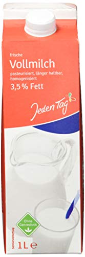 Jeden Tag Frische Vollmilch 3.5%, 1l