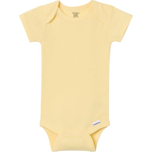 Image of Gerber Baby Girls' 8-pack Short Sleeve Onesies Bodysuits
