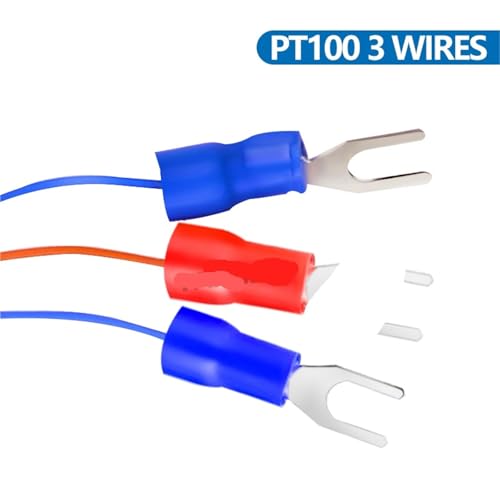 Sensor Pt100 3.0M con tornillo M6 y cable de tres metros para control de temperatura 3