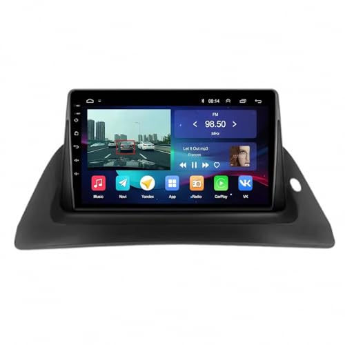 Radio coche 2 DIN con control por voz Siri, navegación integrada y vídeo HD para Kangoo