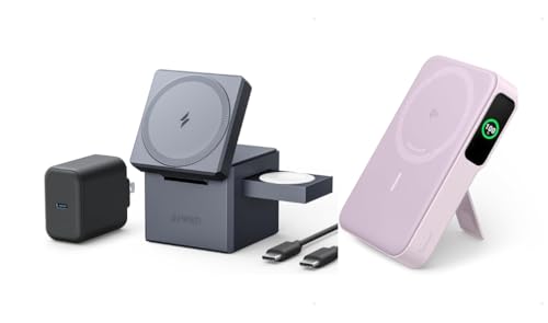 Anker MagGo Power Bank Qi2 Certified 3-en-1 Cube