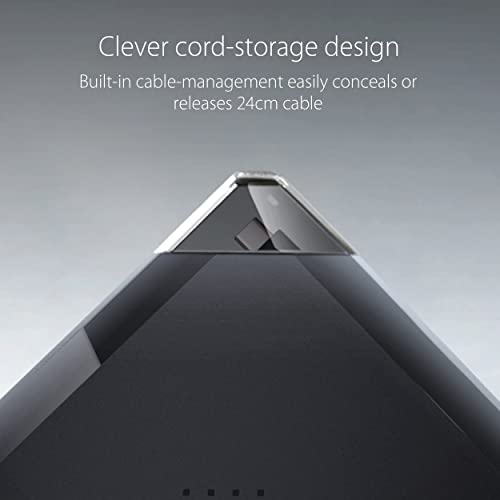 ASUS ZenDrive V1M External DVD Drive and Writer with Built-in Cable-Storage Design, USB-C Interface, Compatible with Win 11 and macOS, M-DISC Support, SDRW-08V1M-U, 1 Year Warranty by ASUS - Image 3