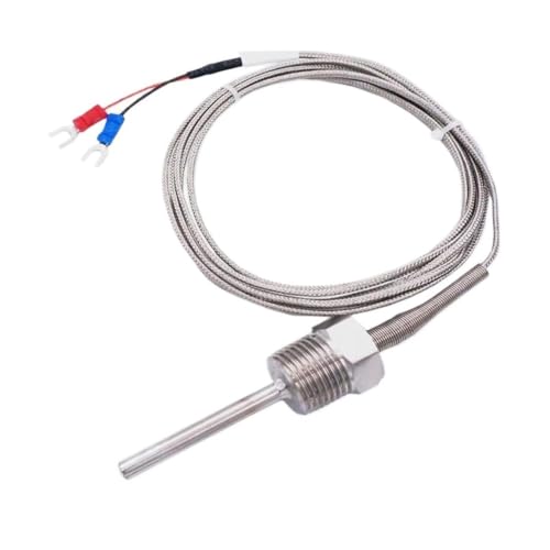 Sonda acero inoxidable Tipo K de 150mm con rosca de precisión NPT 1/2 para control térmico