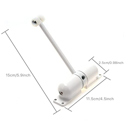 image for Biendo Spring Door Closer White Automatic Sensor Door Automatically Cl