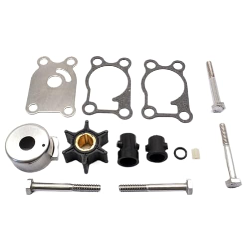 Kit de reparación de impulsor de bomba de agua fueraborda de barco Compatible con OMC 4 4,5 5 6 7,5 8 396644 0396644 389576 18-4529