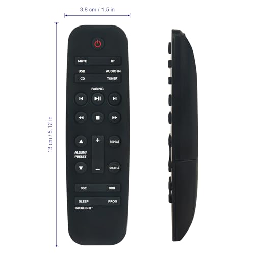Télécommande Philips AZ700T musique nomade depuis le salon