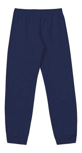 Calça Básica De Moletom Fakini Tamanho:10;Cor:Azul