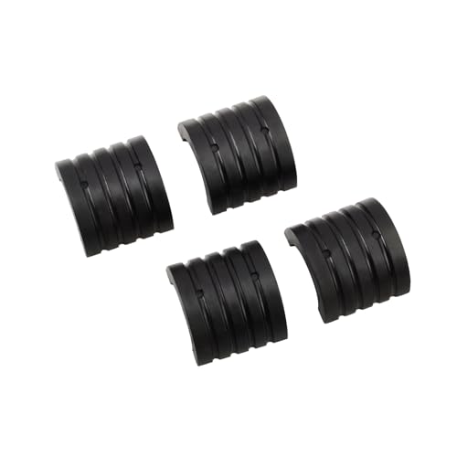 Image of FOVPLUE Universal Motorcycle Highway Peg Mount Spacers /Rubber Bushings, Convert 1.25'' Footpeg Mount to 7 /8'' Engine Guard /Crash Bar,for Harley Sportster Dyna /Honda /Yamaha /Kawasaki /Suzuki /Triumph /BMW