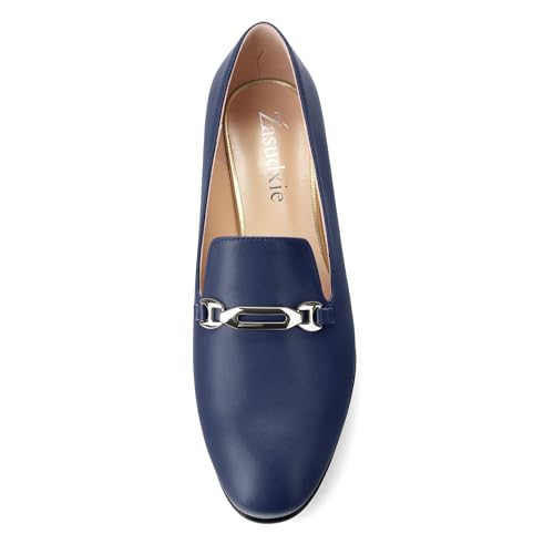 Image of Women's Loafers, Slip On Round Toe Comfortable Flats for Women Dressy and Work, Womens Business Casual Shoes