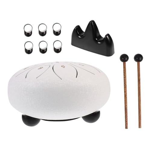 Sosoport 6-inch Steel Tongue Drum Handpan Percussion Instrument for Meditation Music Practice