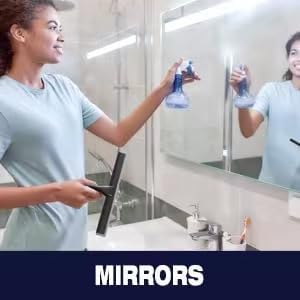 Miniatura 7 de XBllcyiv Escobilla de ducha multiusos para puertas de ducha, baño, ventana y cristal de coche, acero inoxidable (ferroso, 10 pulgadas)