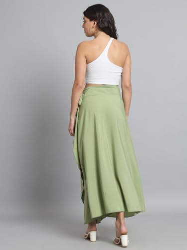 Image of Women's Long Wrap Around Maxi Skirt | Women Wear Long Skirt