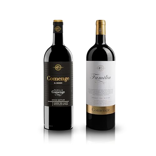 Pack de 2 Vinos Tinto D.O Ribera del Duero de Bodegas Comenge – 1 Origen + 1 Familia + Regalo Visita y Cata 2 personas