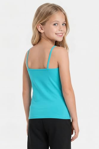 Image of Kurve Girl's Sleeveless Tank Top - Stretch Undershirts Cami Camisole, UV Protective Fabric, Rated UPF 50+ (Made in USA)