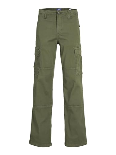 Pantalon cargo garçon JACK & JONES Jpstkane Jjharlow Noos JNR en coton stretch