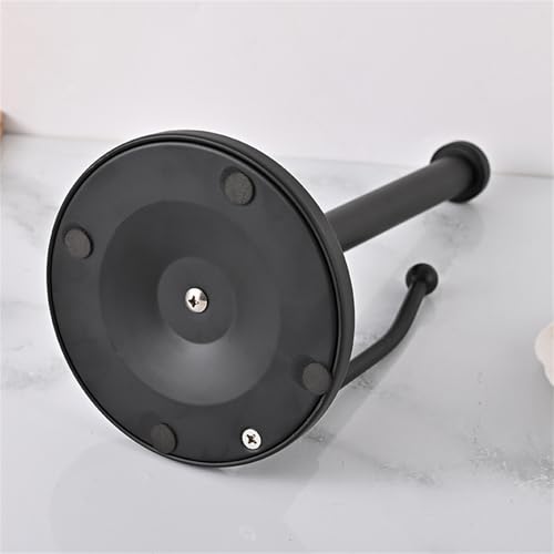 Portarrollos de cocina portátil con base estable para mesa y baño 5