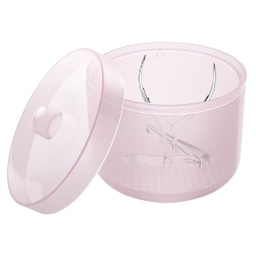 manhegari Esterilizador de herramientas de uñas,Accesorios de Manicura Recipiente de Limpieza | Caja de Cuidado de Uñas de Malla Fina Para Casa, Salón, Pedicura Y Manicura