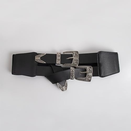 PU Waist Belt With Embossed Pin Buckle Adjust Length Waist Belt Woman Girls Jeans Dresses Skirt Coat Decors Waistband4