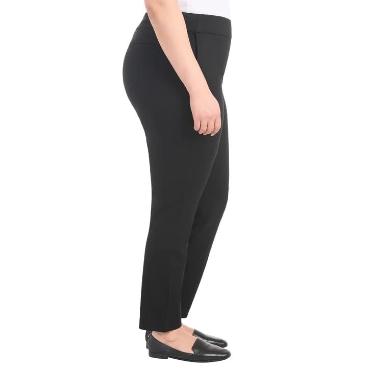 Image of Dalia Women's Pull-On Ponte Pant, Mid-Rise Narrow Leg