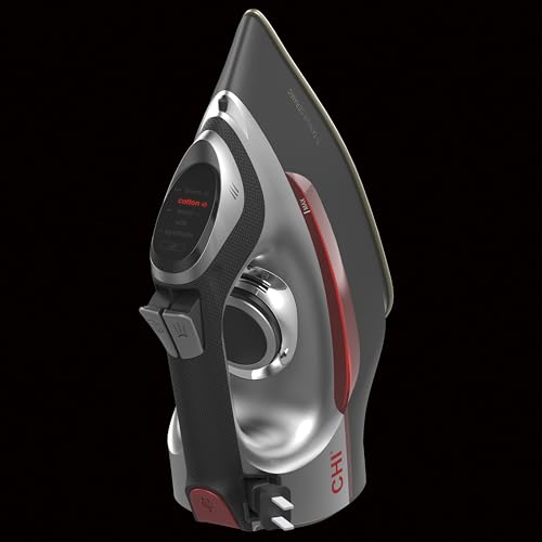 Chi Steam 13102 Steam Iron For Clothes With 8’ Retractable Cord, 1700 Watts, 3-Way Auto Shutoff, 400+ Holes thumb #2