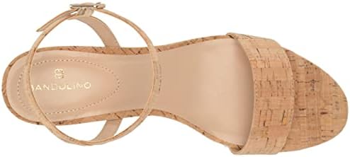 Bandolino Women's Pennie Heeled Sandal, Natural Cork 101, 11 | Image 4