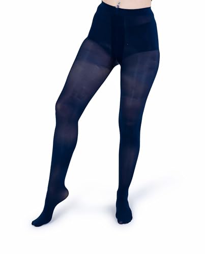 Image of Silky Toes Women's 60D Soft Opaque Tights 1-2 Pairs -Black White And Colored Stockings for Women