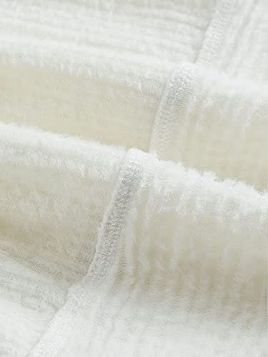 Verdusa Women's Off The Shoulder Sweater Bell Long Sleeve Slim Fitted Crop Tee Top3