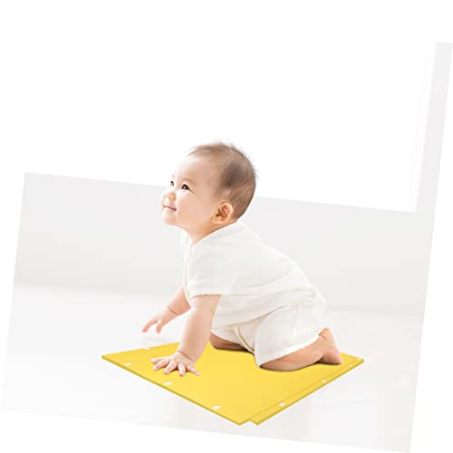 Toddmomy 1Pc Thicken Baby Infants Playing Children'S Large Carpet Thick Room For Soft Living Yellow Crawling Anti Cartoon Kidsyellow Comfortable Slip Rug Play Ground Kids Mat Peuters - Afbeelding 5