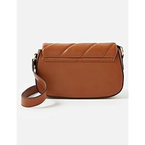 Accessorize London Women's faux Leather Tan Lara Quilted Lock Shoulder Bag 4 31YeqElEtKL. SL500 . SS300