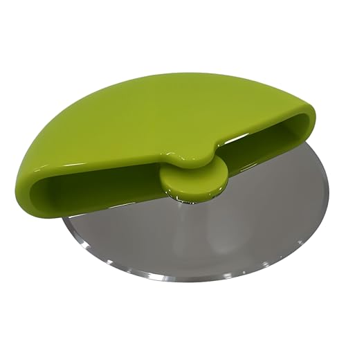 Image of Pizza Cutter Roll Cutting Wheel Pizza Cutter, Sandwich Cutter for Home - RA076 - Green