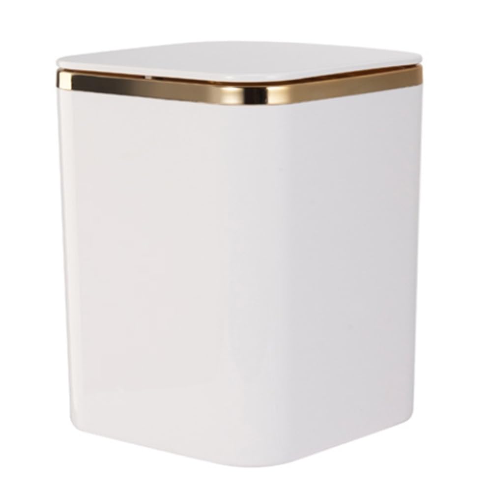 Vjsujehgy Mini Trash Can Desktop Trash Basket Household Desktop Plastic Trash Can Supplies Trash Can Sundries Bucket Box