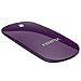 Produktbild Fenifox Maus, Bluetooth Kabellose Mouse Wireless Schnurlos 3d Optische Dünn Flach Slim Mini Klein Tragbare Leise Wiederaufladbar Auf Reisen Für Laptop Computer Pc Notebook Kinder ( Lila Violett )