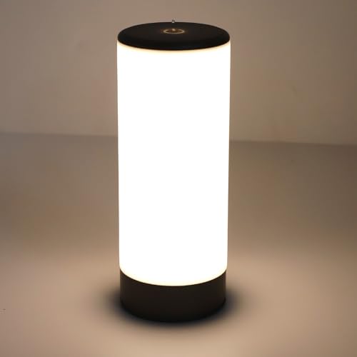 Lámpara de noche táctil recargable con 3 colores ajustables miniatura 6