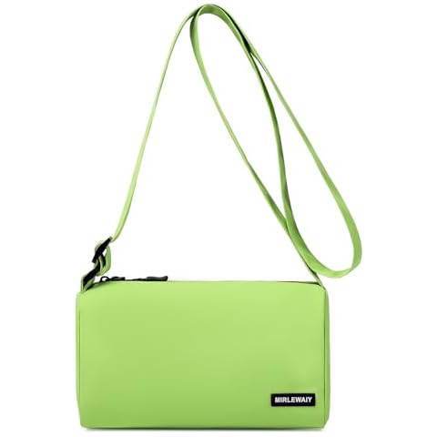 MIRLEWAIY Mini Gym Bag for Women Girls Small Duffle Tote Bag with Waterproof Travel Gym Bag Cute Workout Sport Bag, Bright Green Cover