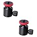 2pcs Tripod Ball Head Mini Universal