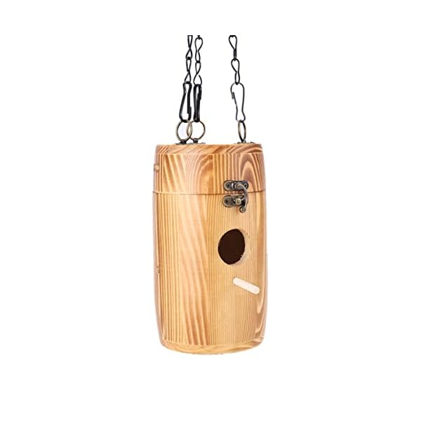 Bird Houses Hanging Hummingbird Houses Wren Bluebird for Outdoor Bird Houses,Spring Garden Decorations and Gardening Gifts, Pine Nest Boxes and Nesting Materials