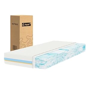NAPSIE Matratze 160x200 cm– Mittelfest & Weich, Beidseitig nutzbar,22 cm Höhe, 7-Zonen Kaltschaum, ergonomische Rückenstütze, Oeko-Tex Standard 100 Zertifiziert