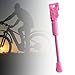 kowaku Kids Bike Kickstand Bicycle Kickstand Pink Accessories Single Leg Kickstand Foot Kick Stand for Mountain Bike Side Support, 20 Inch