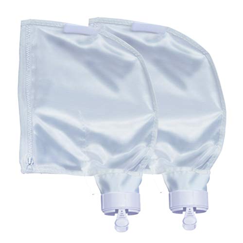 BSTCAR Paquete de 2 bolsas de filtro para limpiador de piscina, bolsa de malla de nailon con cremallera, bolsa de repuesto para limpiador de piscinas para Polaris 280 480 Cover