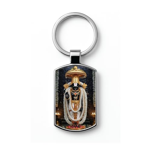 Image of Stylish Metal Keychains with Permanent Glossy Print - Inspirational Quotes & Spiritual Designs - Perfect Key chains for loved ones, Personal Use, Gifts & Return Gifts