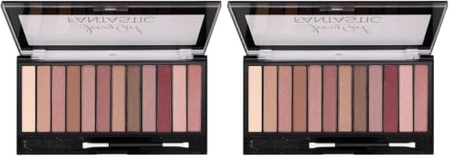 Image of JERSEY GIRL By FASHION COLOUR Fantastic Eyeshaow Palette | 12 Highly Pigmented Shades | Smudge Free & Long-Lasting | Shimmery & Matte Finish | Easily Blendable Eye Makeup Palette | Shade 02