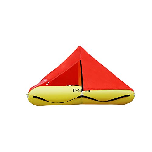 Bote salva-vidas TSO para 4 pessoas com kit de sobrevivência FAR 135