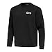Antigua Men's Black Seattle Seahawks Relevant Lightweight Pullover Sweatshirt