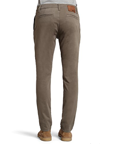 Mavi Men's Johnny Slim Leg Chino, Dusty Olive Twill, 32x324
