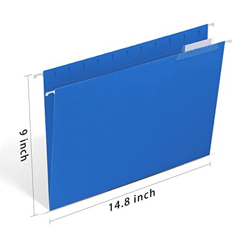 Hanging File Folders, Herkka 30 Pack Reinforced Legal Size Hanging Folders, Designed For Bulky Files, Medical Charts, Assorted Colors #TOP1