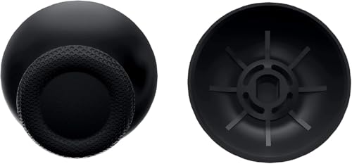 Image of Replacement Joystick Analog Caps for PS5 Controller | Anti-Slip Thumb Grips Cover Stick | Thumbstick Caps for PlayStation 5 DualSense Gamepad (Black)