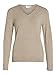 Vila Clothes Damen VIRIL L/S V-Neck Knit TOP-NOOS Pullover, per Pack Beige (Natural Melange Natural Melange), 40 (Herstellergröße: L)