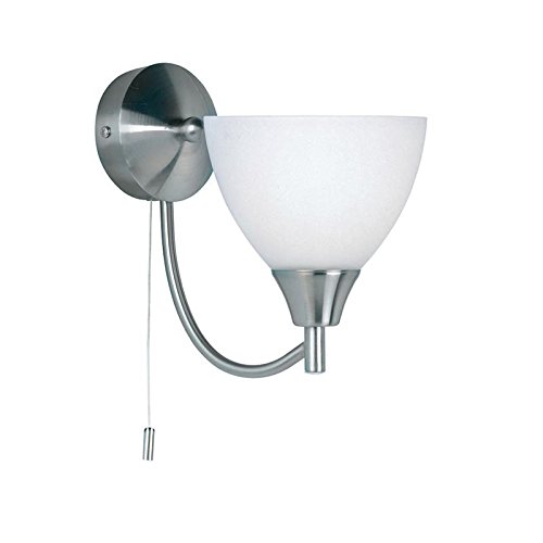 Alton 1lt Wall 60W SW - Satin Nickel Plate - 1805-1SC
